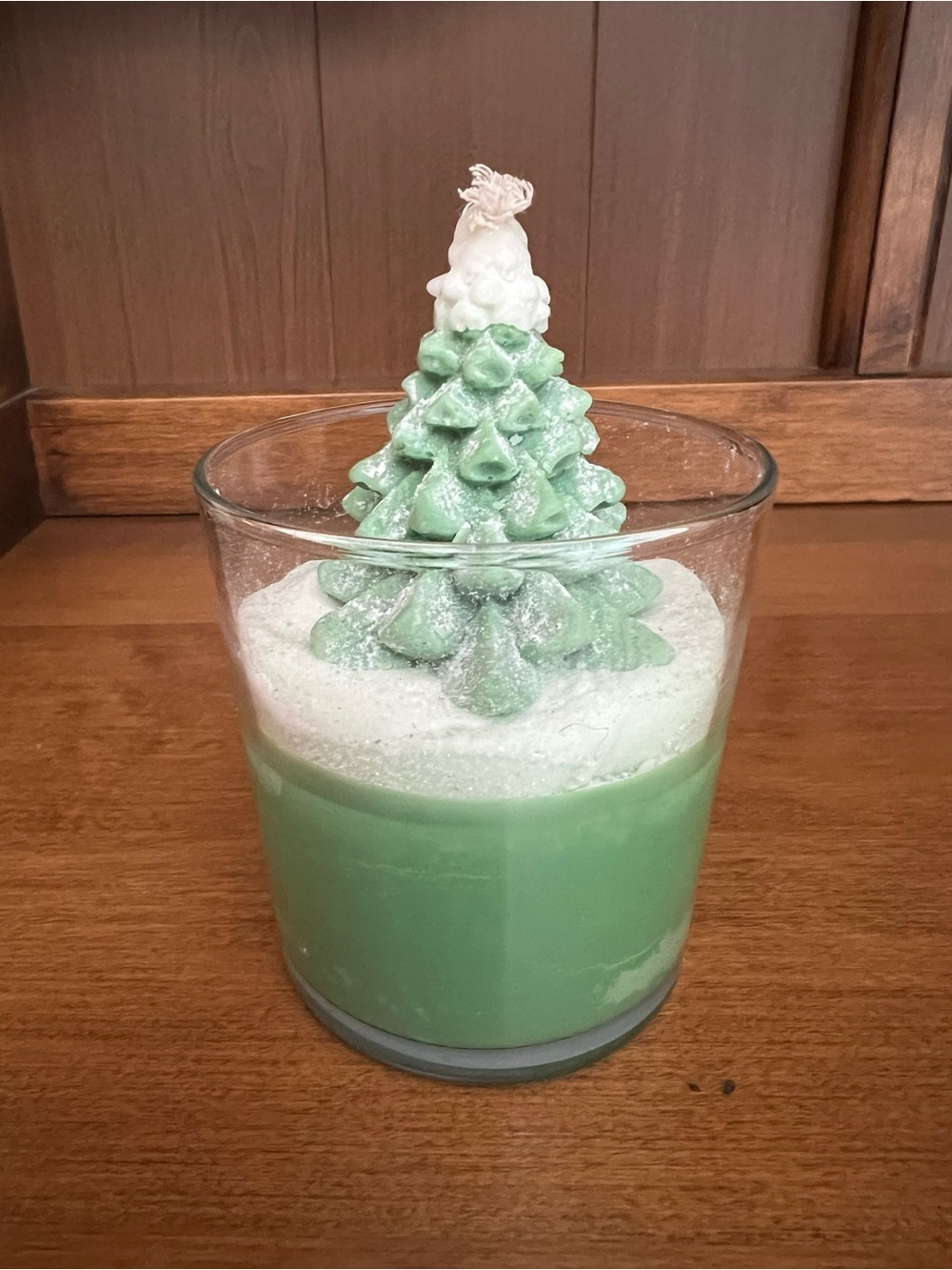 New Dessert scented Christmas Tree Candle in Jar.